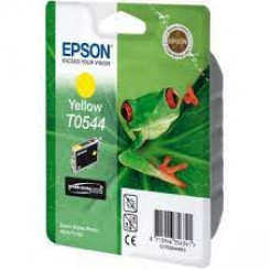 Epson T0544 - 13 ml - yellow - original - blister with RF/acoustic alarm - ink cartridge - for Stylus Photo R1800, R800